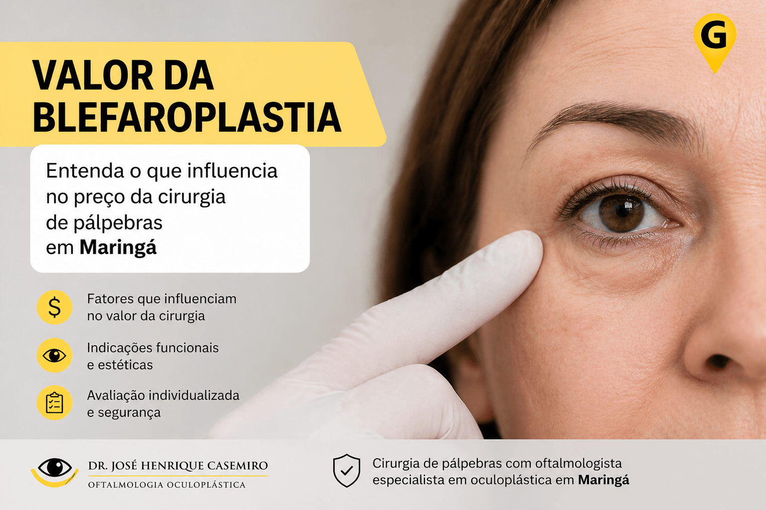 Quanto Custa a Blefaroplastia em Maringá: Veja o Que Influencia no Valor