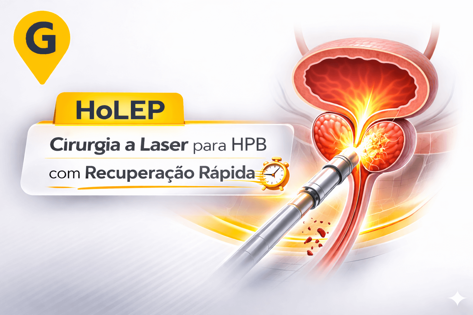 Cirurgia a Laser para HPB em Umuarama: Técnica HoLEP com Rápida Recuperação