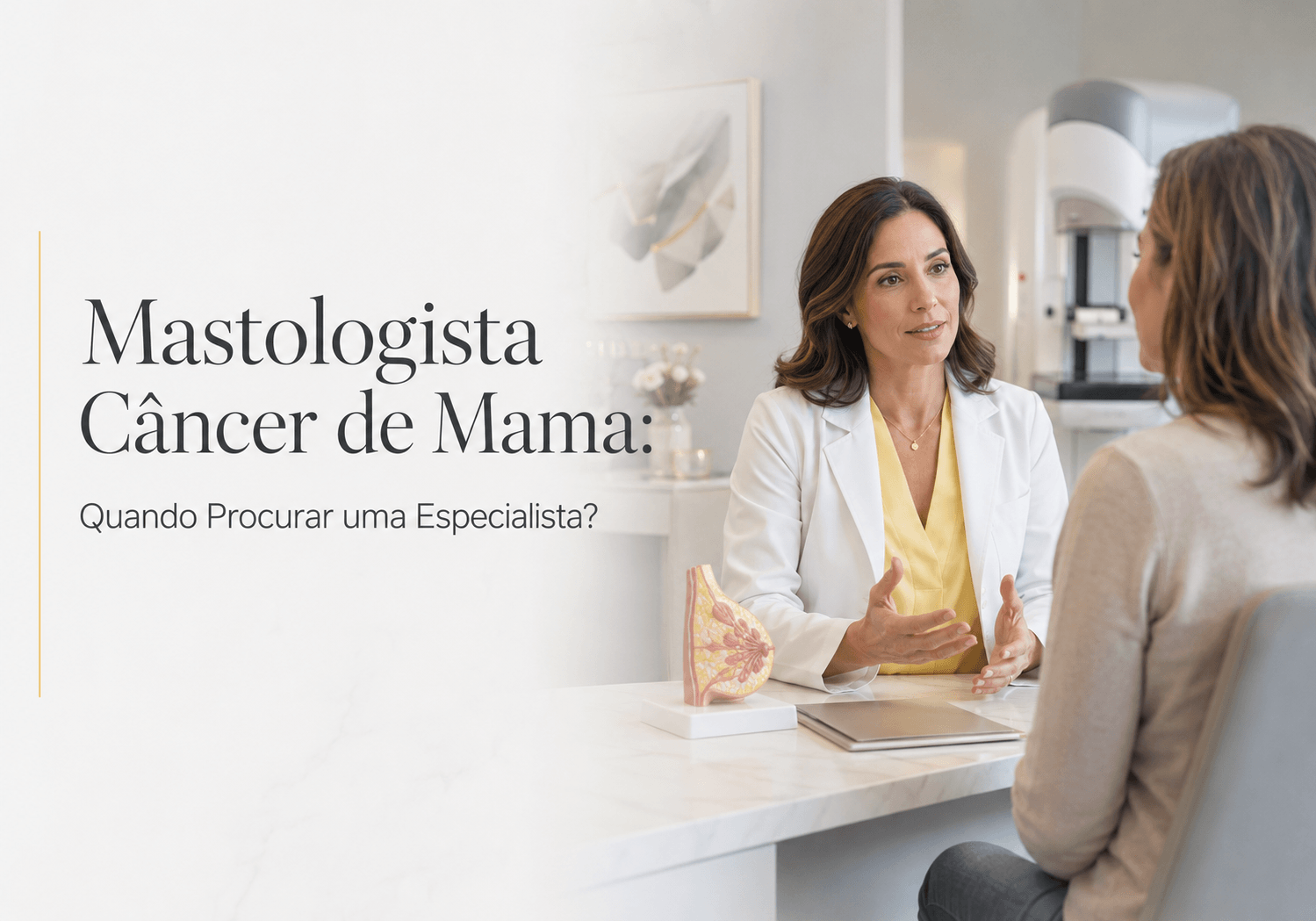 Mastologista câncer de mama Curitiba: quando procurar uma especialista?