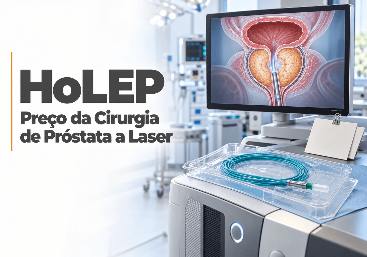 HoLEP em Maringá: Preço da Cirurgia de Próstata a Laser 