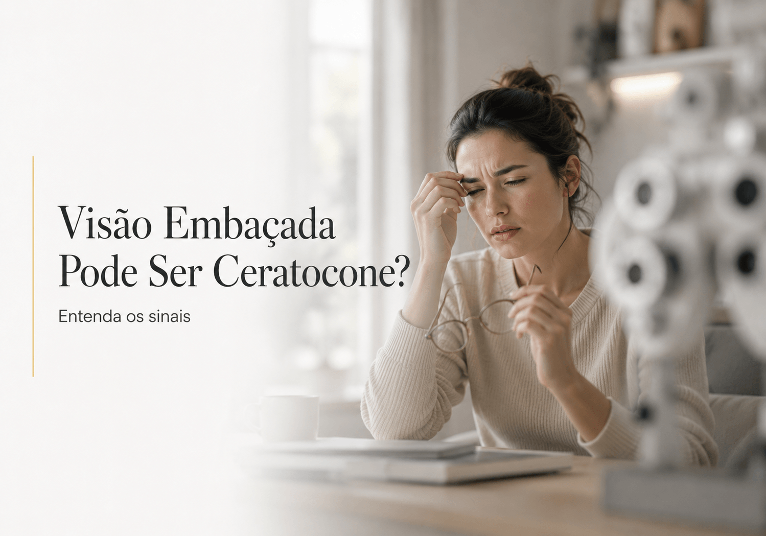 Visão Embaçada Pode Ser Ceratocone? Entenda os sinais em Florianópolis