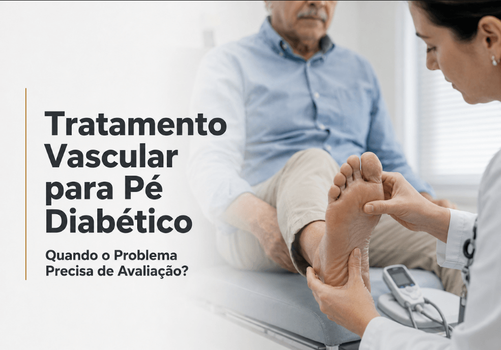 Tratamento Vascular para Pé Diabético em Maringá: Quando o Problema Precisa de Avaliação?