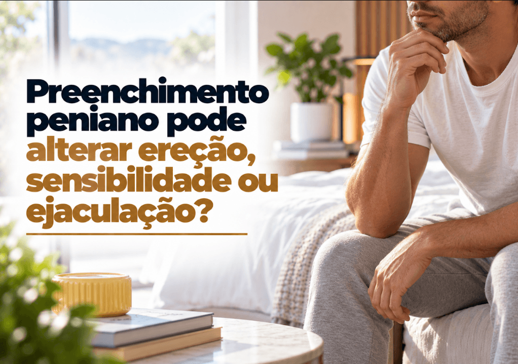 Preenchimento peniano pode alterar ereção, sensibilidade ou ejaculação?