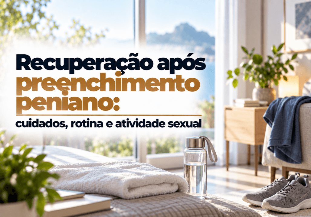 Recuperação após preenchimento peniano: cuidados, rotina e atividade S3xua1