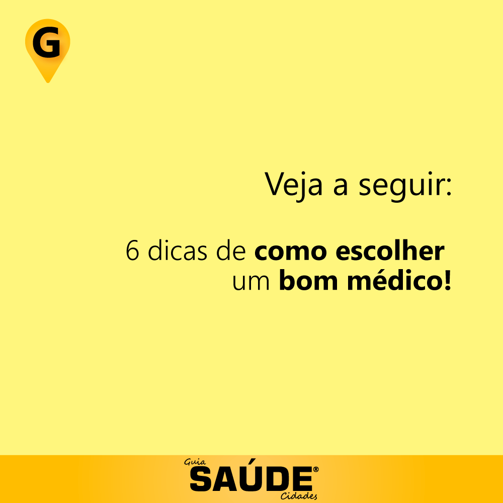 Afinal, como escolher um bom especialista?