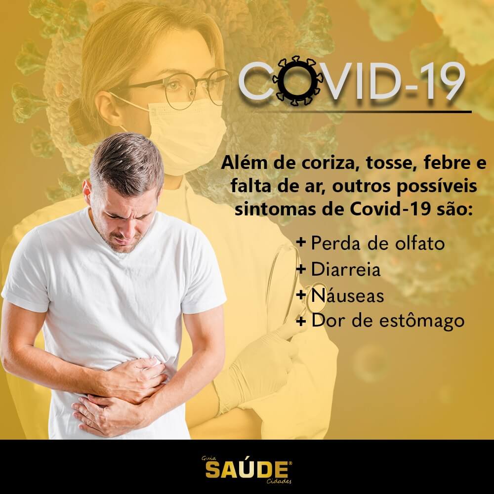 Outros possíveis sintomas de Covid-19 