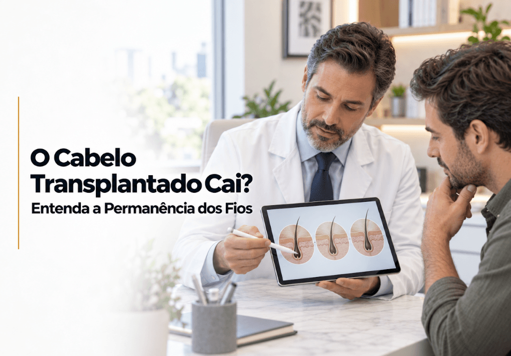 O Cabelo Transplantado Cai? Entenda a Permanência dos Fios