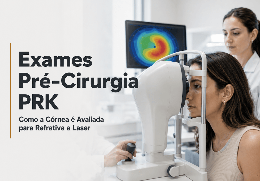 Exames Pré-Cirurgia PRK em Florianópolis: Como a Córnea é Avaliada para Refrativa a Laser