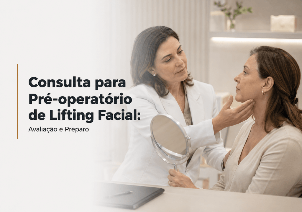 Consulta em Londrina para Pré-operatório de Lifting Facial: Avaliação e Preparo