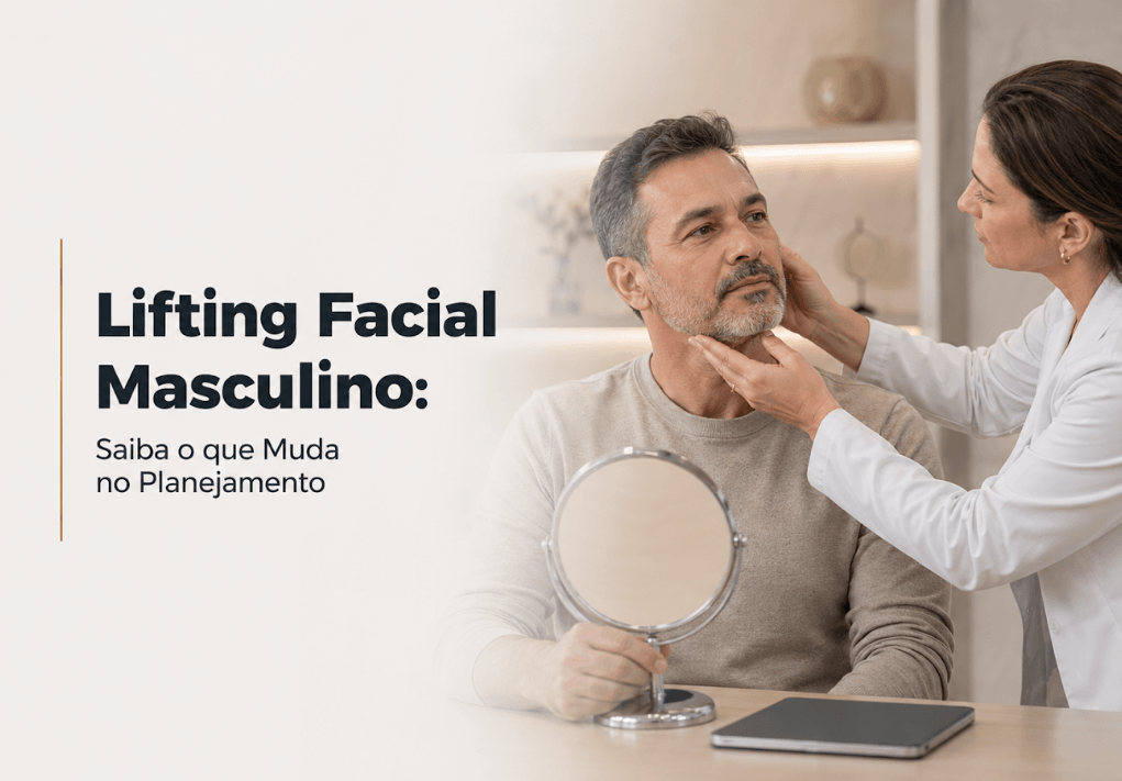 Lifting Facial Masculino em Londrina: Saiba o que Muda no Planejamento