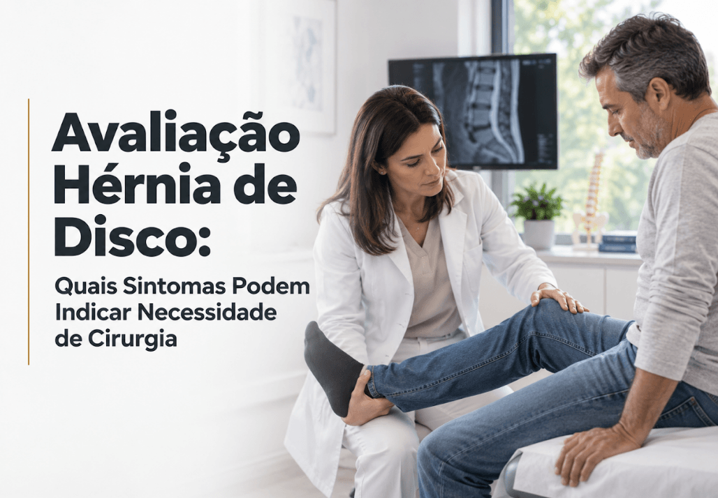 Avaliação Hérnia de Disco em Uberlândia: Quais Sintomas Podem Indicar Necessidade de Cirurgia