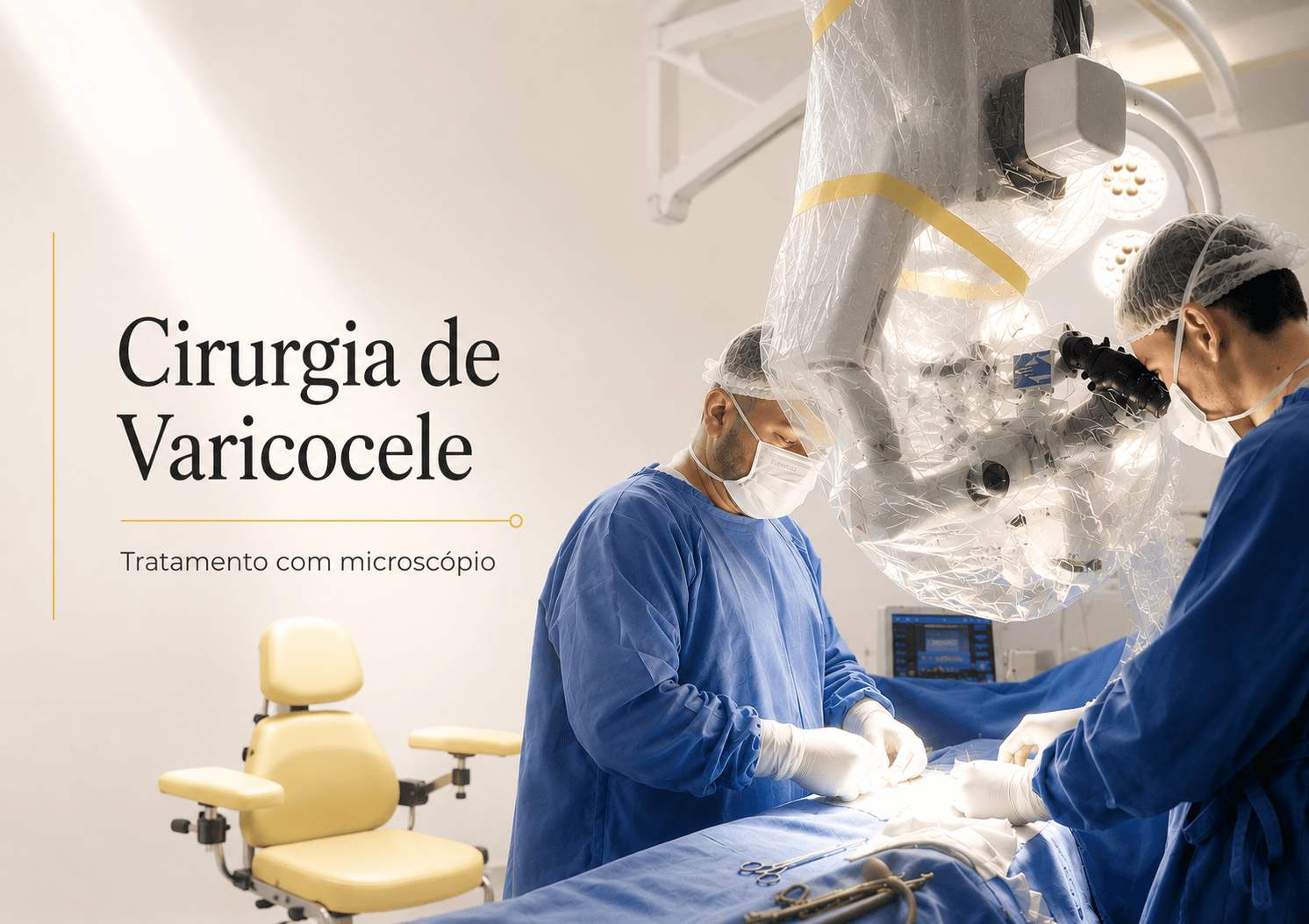 Cirurgia de Varicocele em Umuarama: tratamento com microscópio