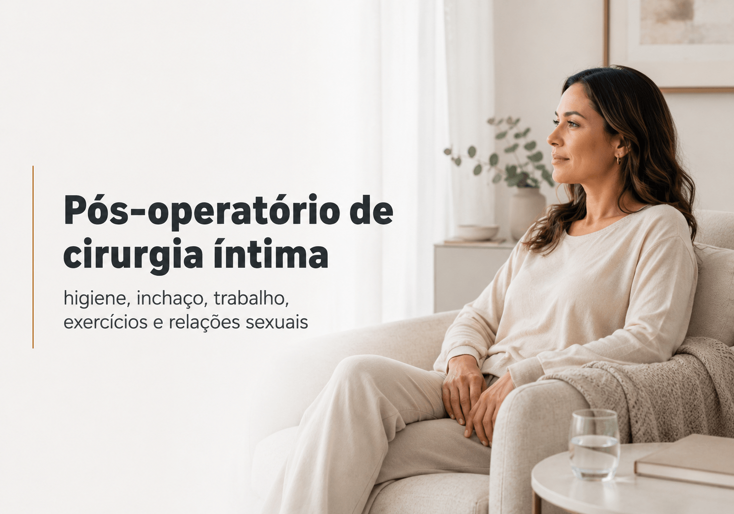 Pós-operatório de cirurgia íntima: higiene, inchaço, trabalho, exercícios e relações sexuais
