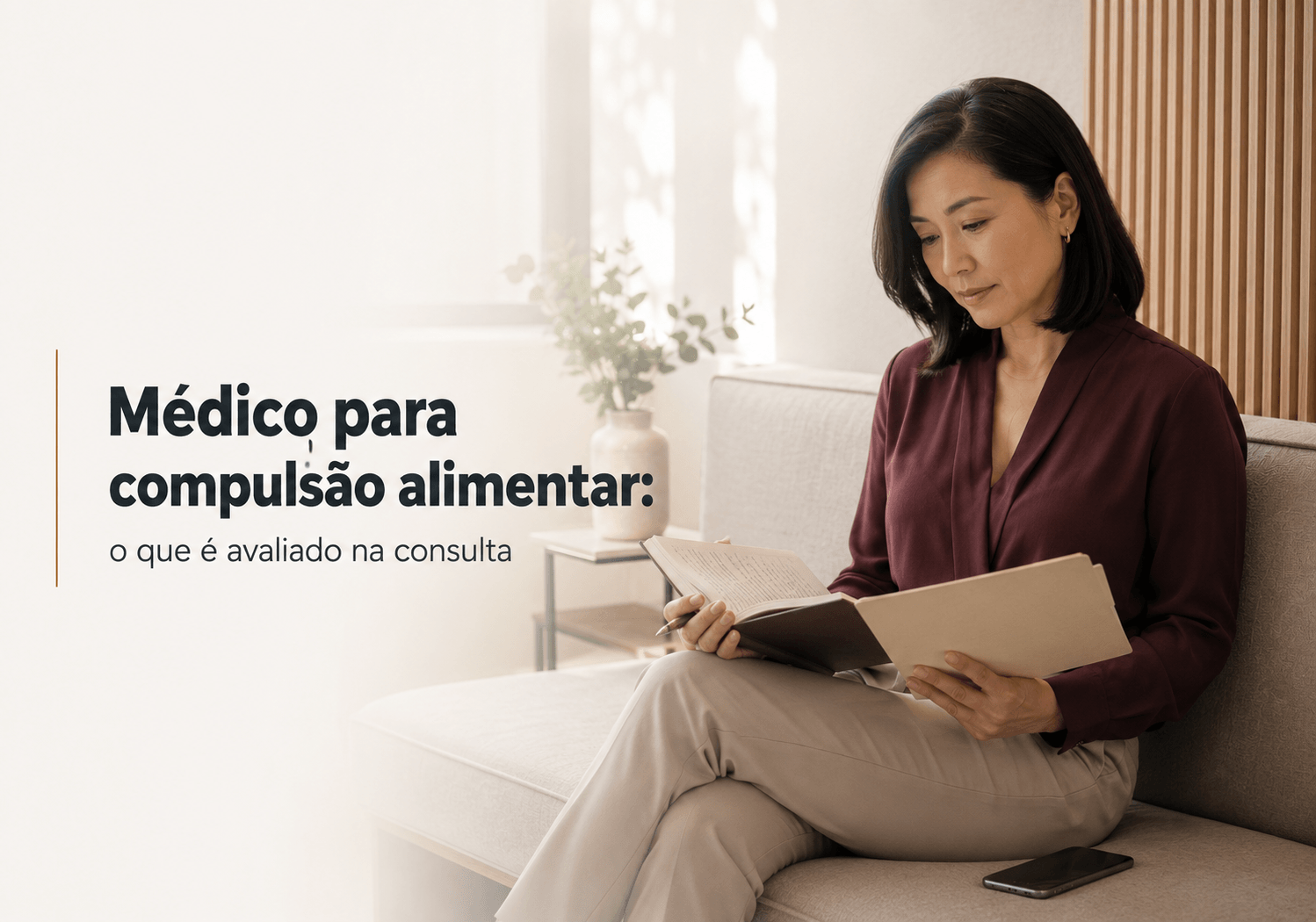 Médico para compulsão alimentar em Maringá: o que é avaliado na consulta