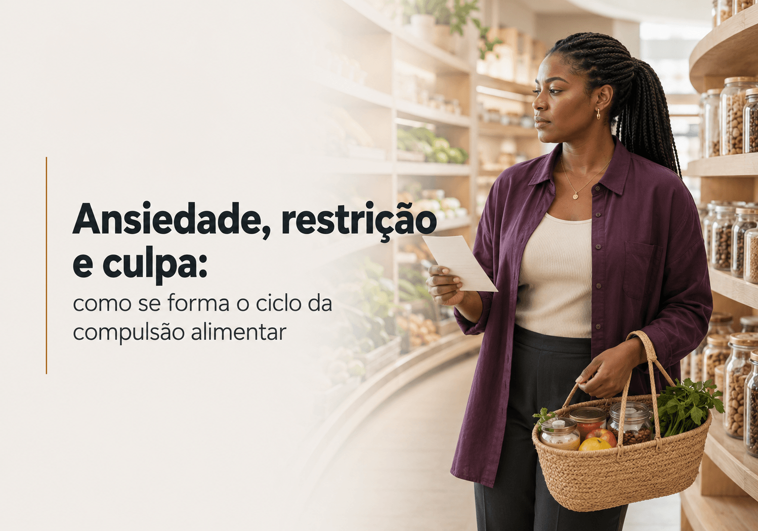 Ansiedade, Restrição e Culpa: Como se Forma o Ciclo da Compulsão Alimentar