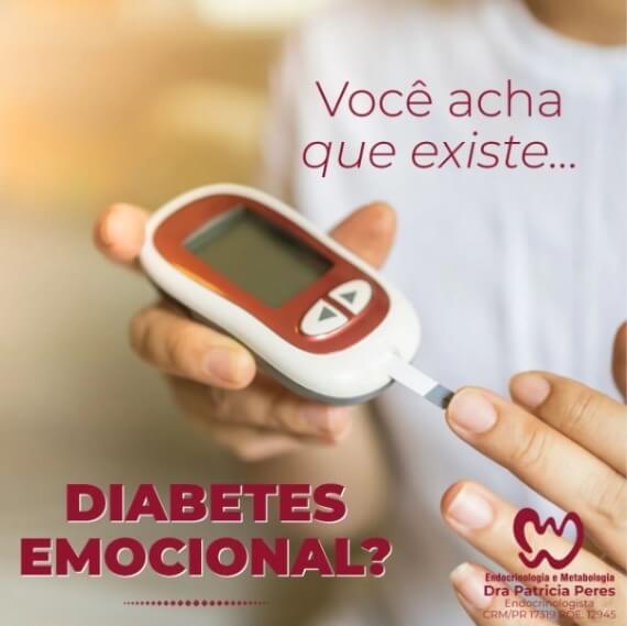 VOCÊ SABIA DA EXISTÊNCIA  DA DIABETES EMOCIONAL?