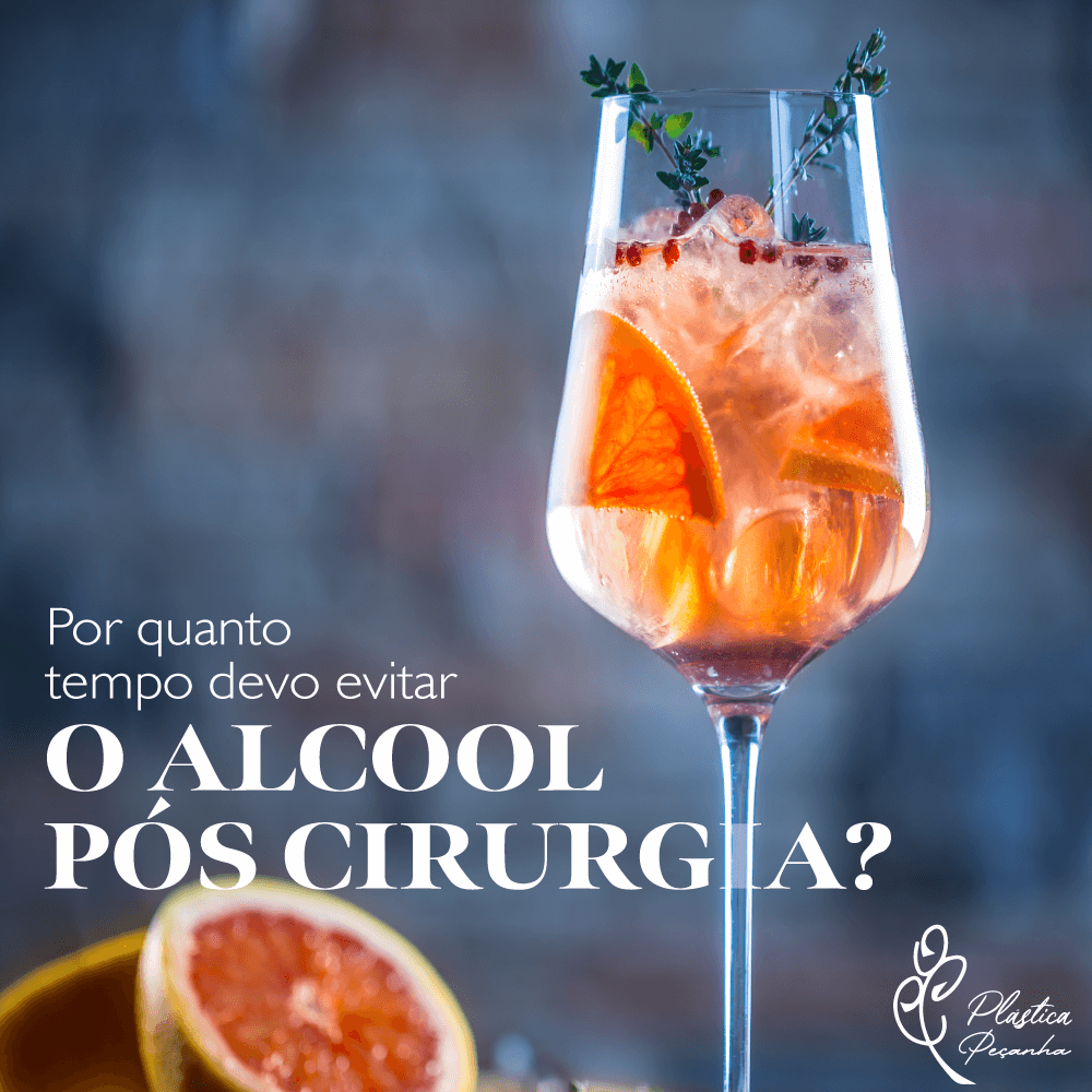 Álcool no pós cirurgico