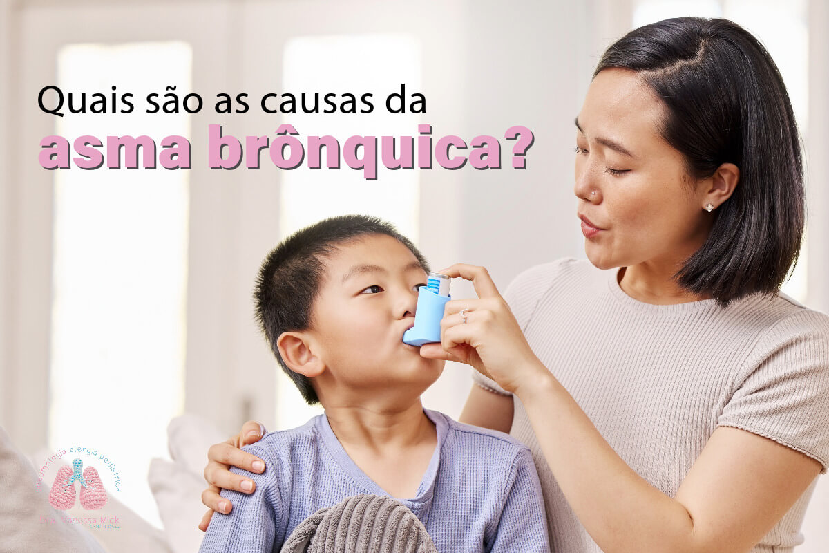 Quais são as causas da asma brônquica?