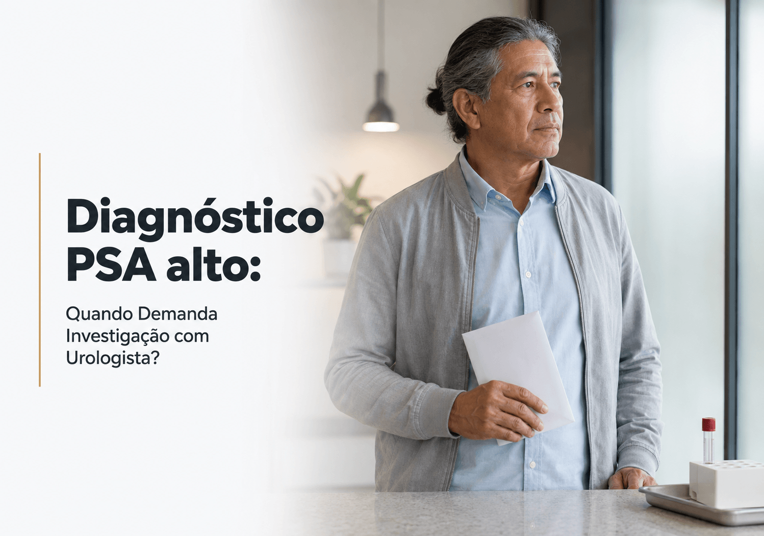 Diagnóstico PSA alto em Maringá: Quando Demanda Investigação com Urologista?
