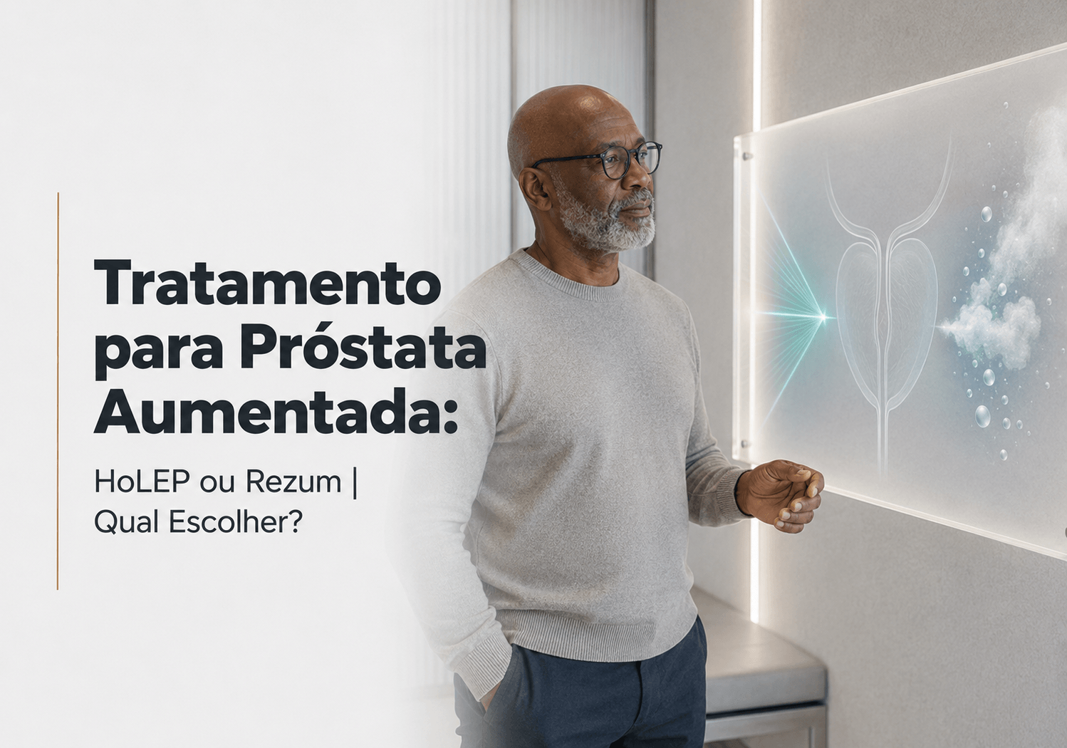 Tratamento para Próstata Aumentada em Maringá: HoLEP ou Rezum | Qual Escolher?