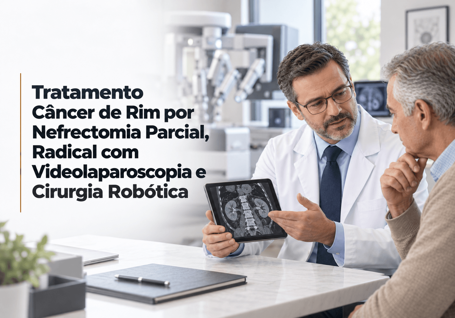 Tratamento Câncer de Rim em Maringá por Nefrectomia Parcial, Radical com Videolaparoscopia e Cirurgia Robótica