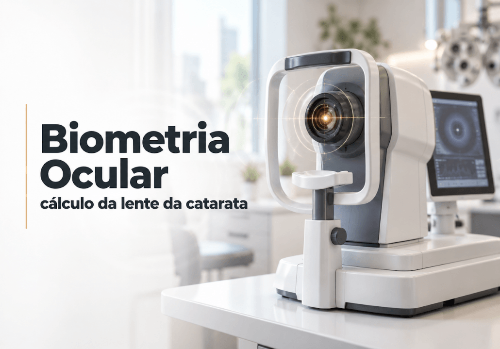 Biometria Ocular em Maringá: Cálculo da Lente da Catarata