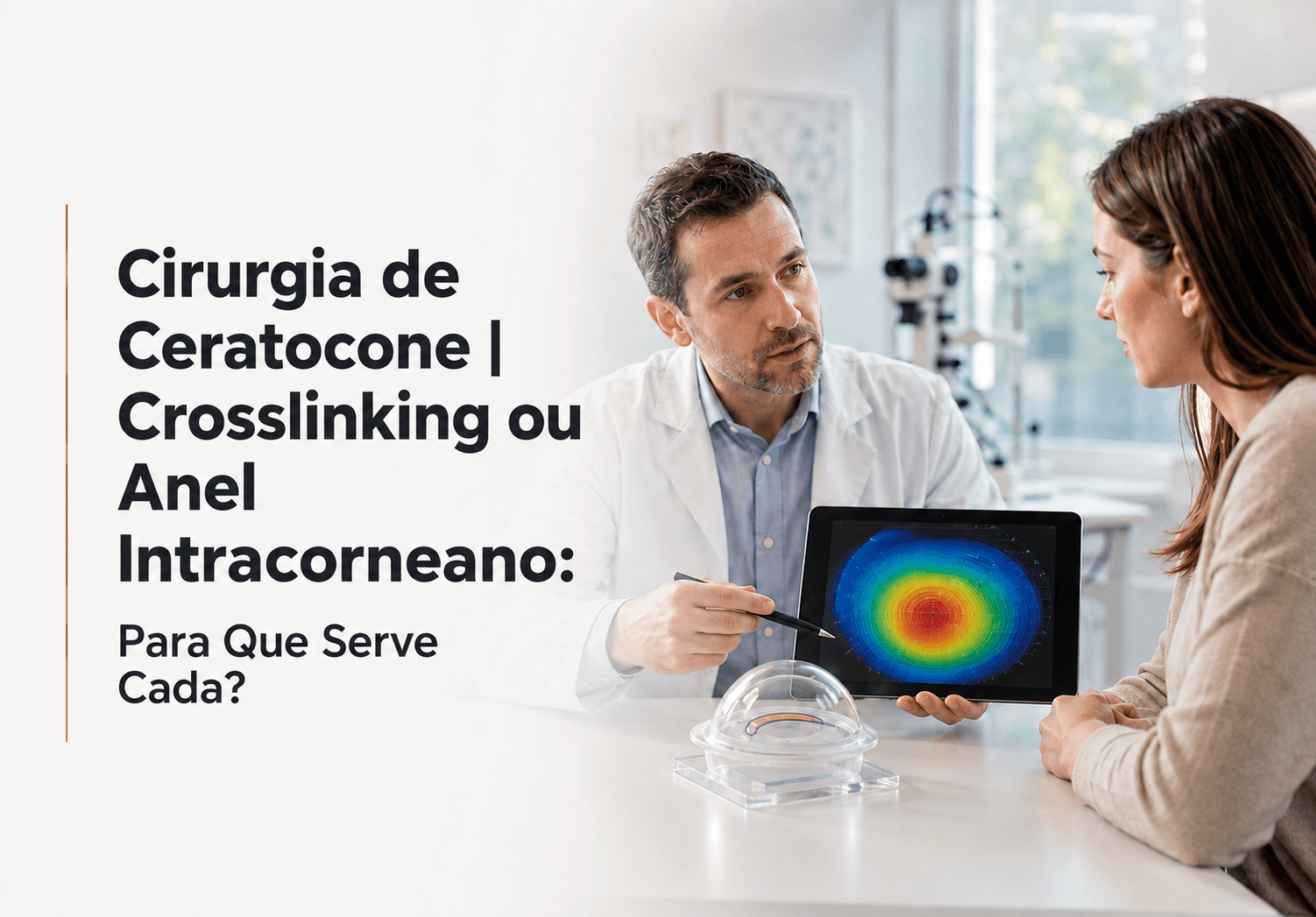 Cirurgia de Ceratocone em Florianópolis | Crosslinking ou Anel Intracorneano: Para Que Serve Cada?