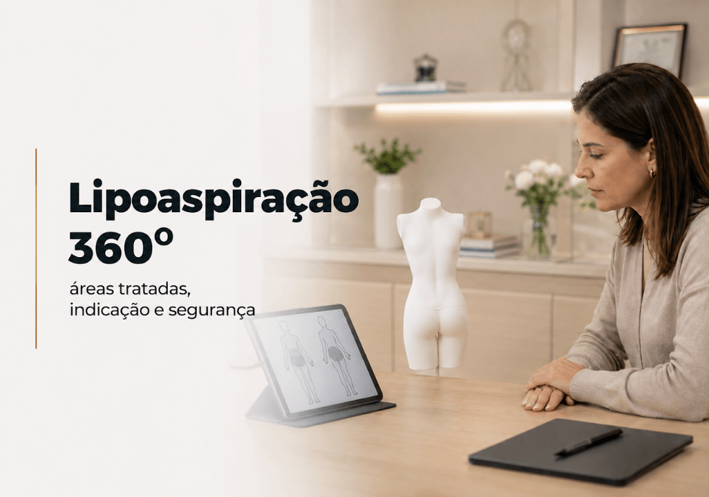 Lipoaspiração 360° em Maringá: Áreas Tratadas, Indicação e Segurança