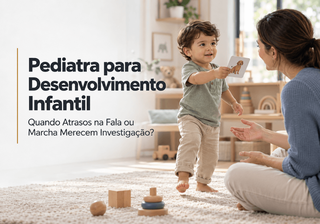 Pediatra em Londrina para Desenvolvimento Infantil: Quando Atrasos na Fala ou Marcha Merecem Investigação? 