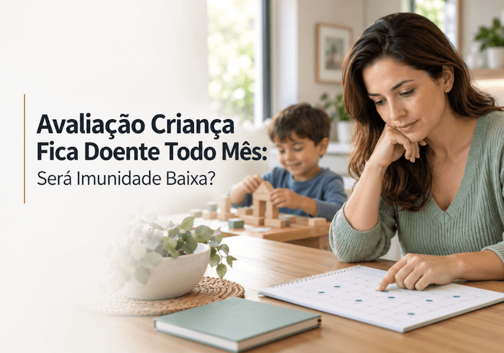 Pediatra em Londrina Avaliação Criança Fica Doente Todo Mês: Será Imunidade Baixa? 