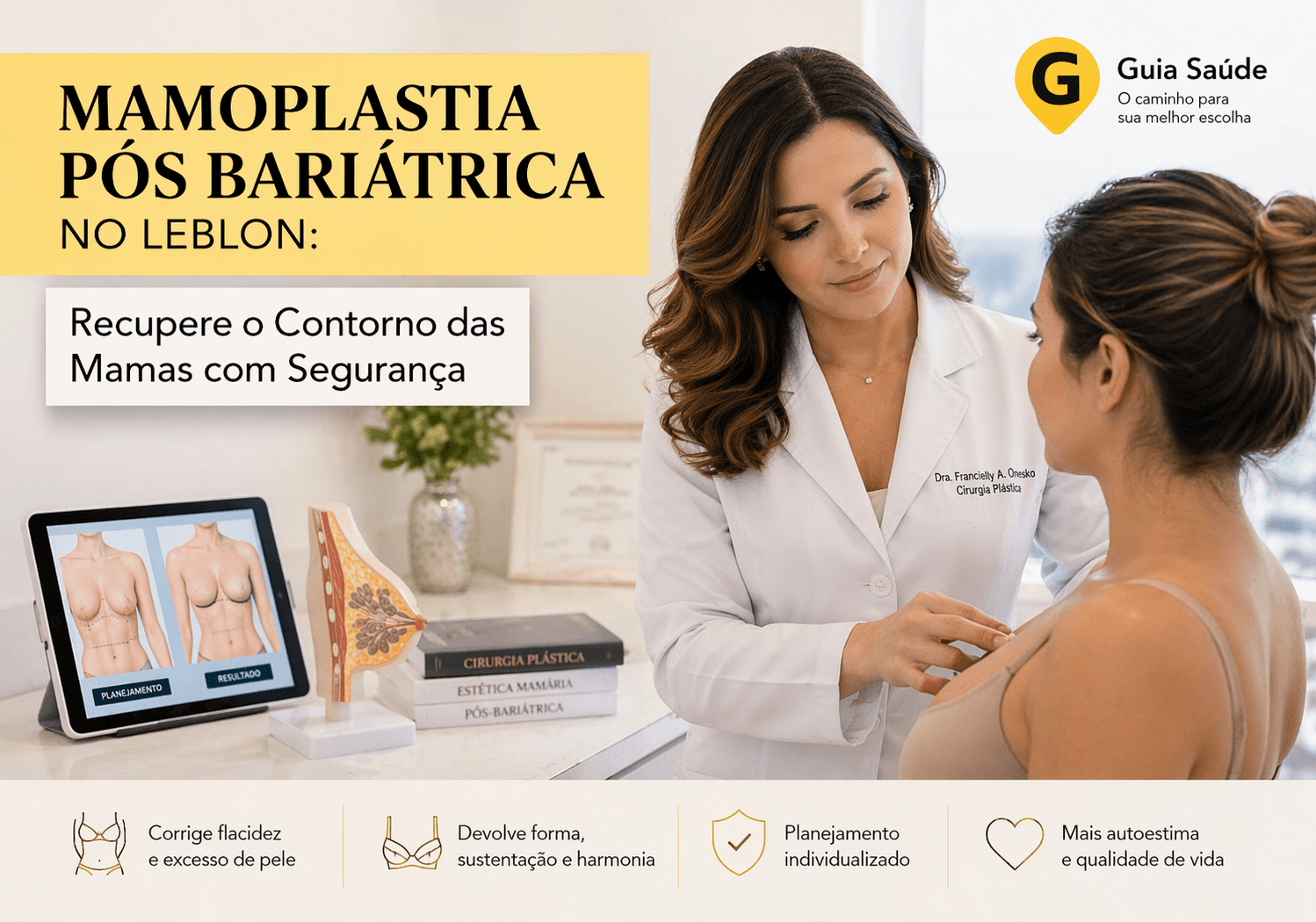 Mamoplastia Pós Bariátrica no Leblon: Como Corrigir Flacidez nas Mamas