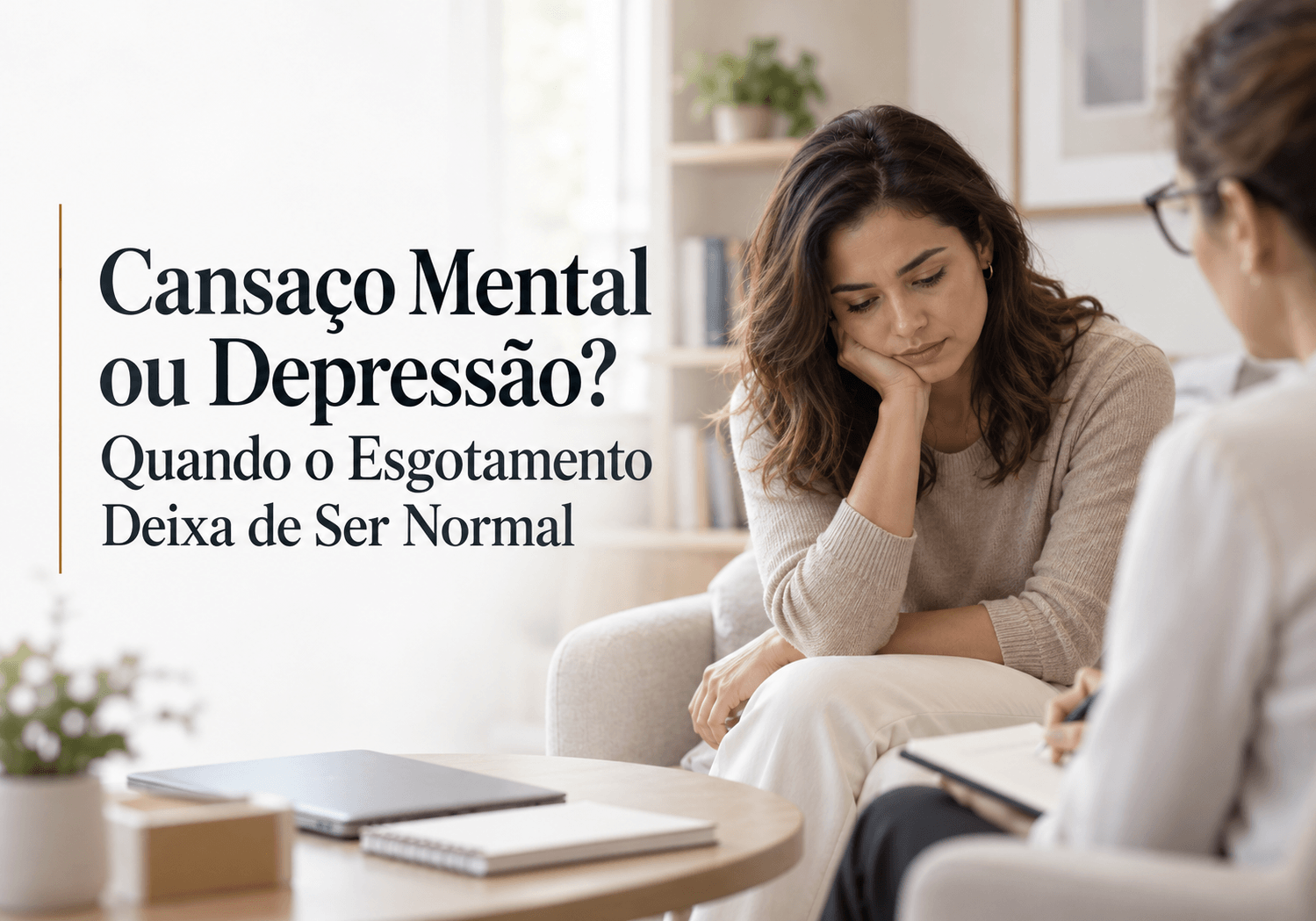 Cansaço Mental ou Depressão? Quando o Esgotamento Deixa de Ser Normal