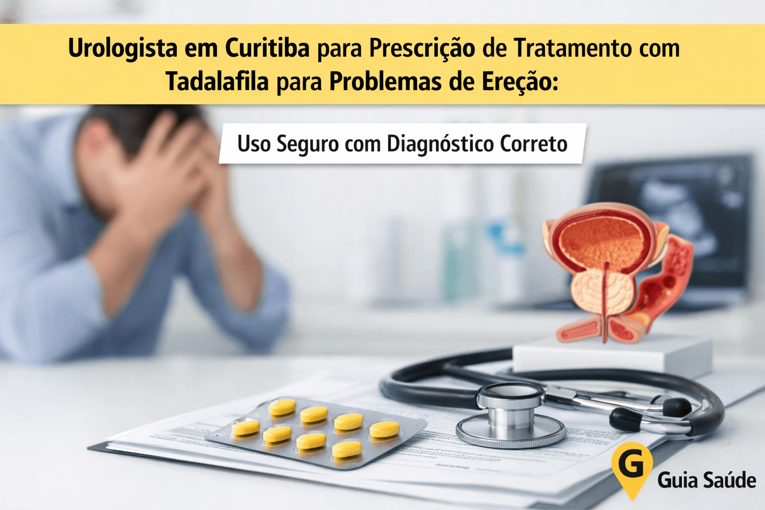 Urologista em Curitiba para Prescrição de Tratamento com Tadalafila para Problemas de Ereção: Uso Seguro com Diagnóstico Correto