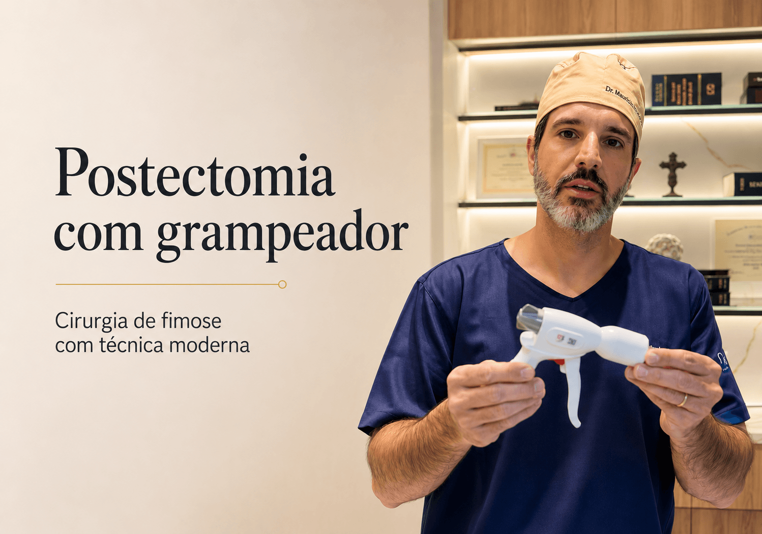 Postectomia com grampeador em Maringá: cirurgia de fimose com técnica moderna