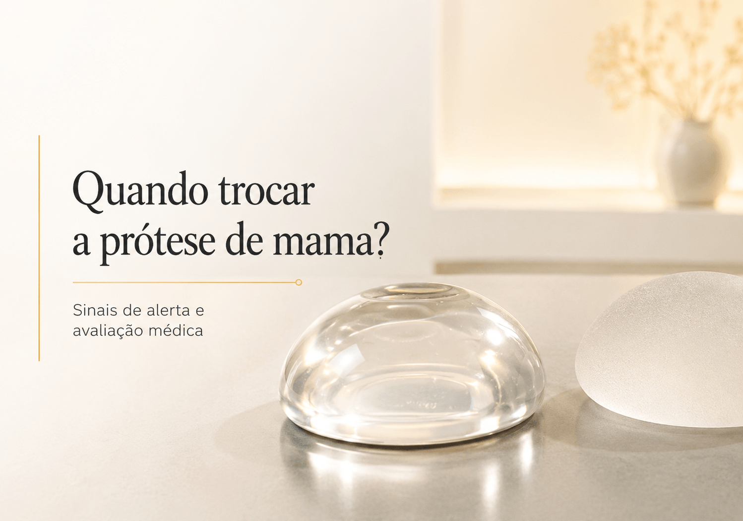 Quando trocar a prótese de mama? Sinais de alerta e avaliação médica