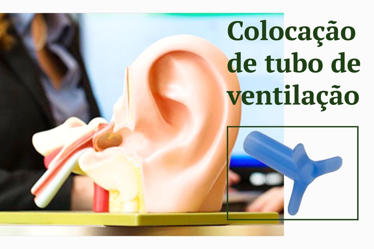 Colocação de tubo de ventilação 