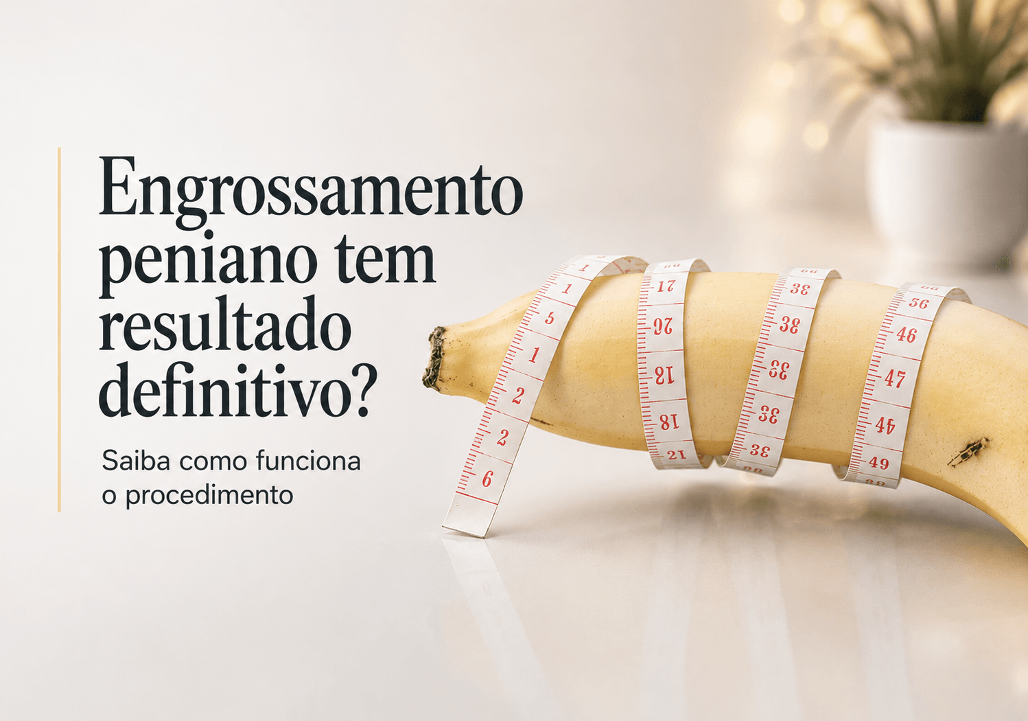 Engrossamento peniano tem resultado definitivo? Saiba como funciona o procedimento