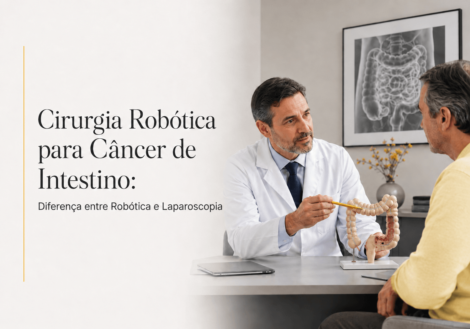 Cirurgia Robótica para Câncer de Intestino: Diferença entre Robótica e Laparoscopia