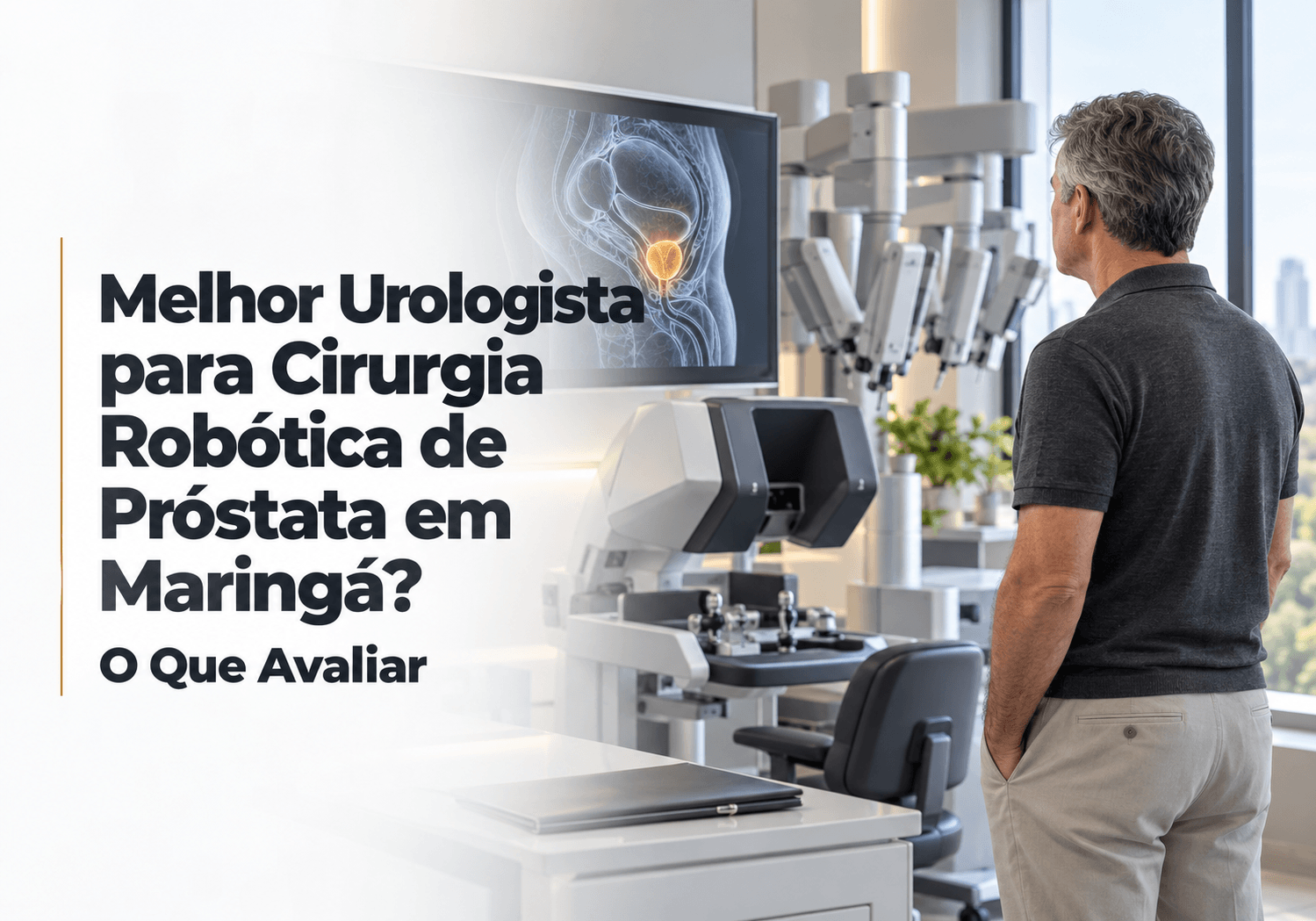 Melhor Urologista para Cirurgia Robótica de Próstata em Maringá? O Que Avaliar