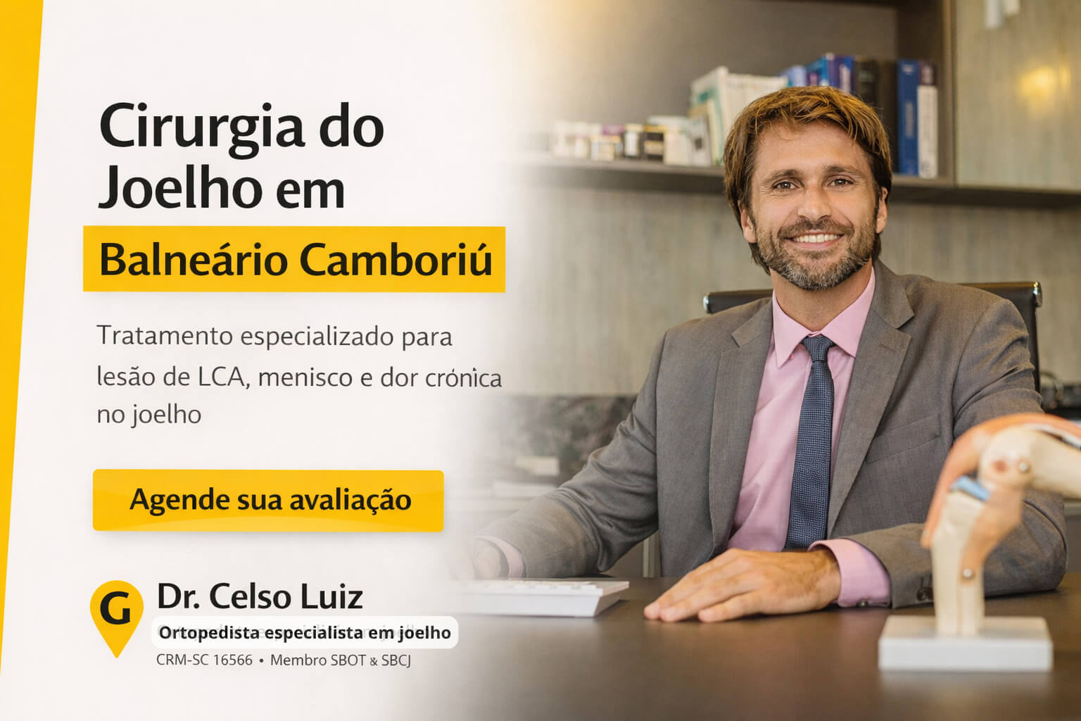 Cirurgia do Joelho em Balneário Camboriú: Operando LCA e Menisco com Segurança e Boa Recuperação