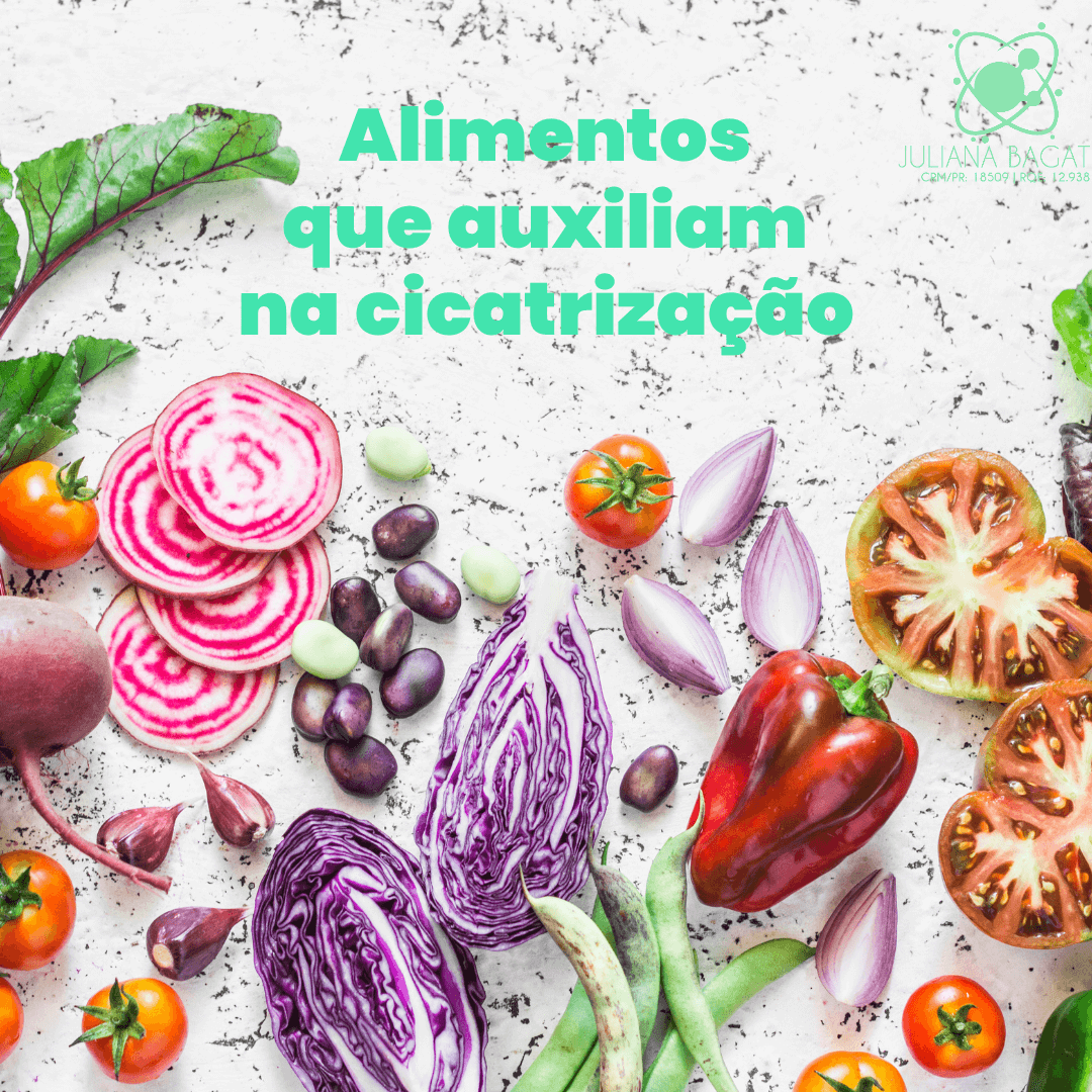 Alimentos que auxiliam na cicatrização