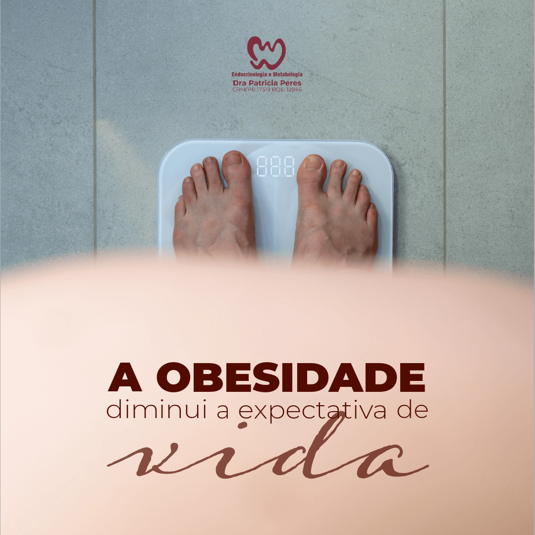 A obesidade diminui a expectativa de vida